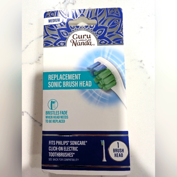 3 sonic toothbrush head replacements by Guru Nanda, fits Philips Sonicare 🪥 - Picture 2 of 5